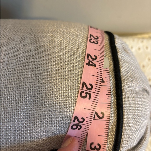 Creep It Real Grey with Black Trim Bolster Pillow Halloween - Picture 3 of 8